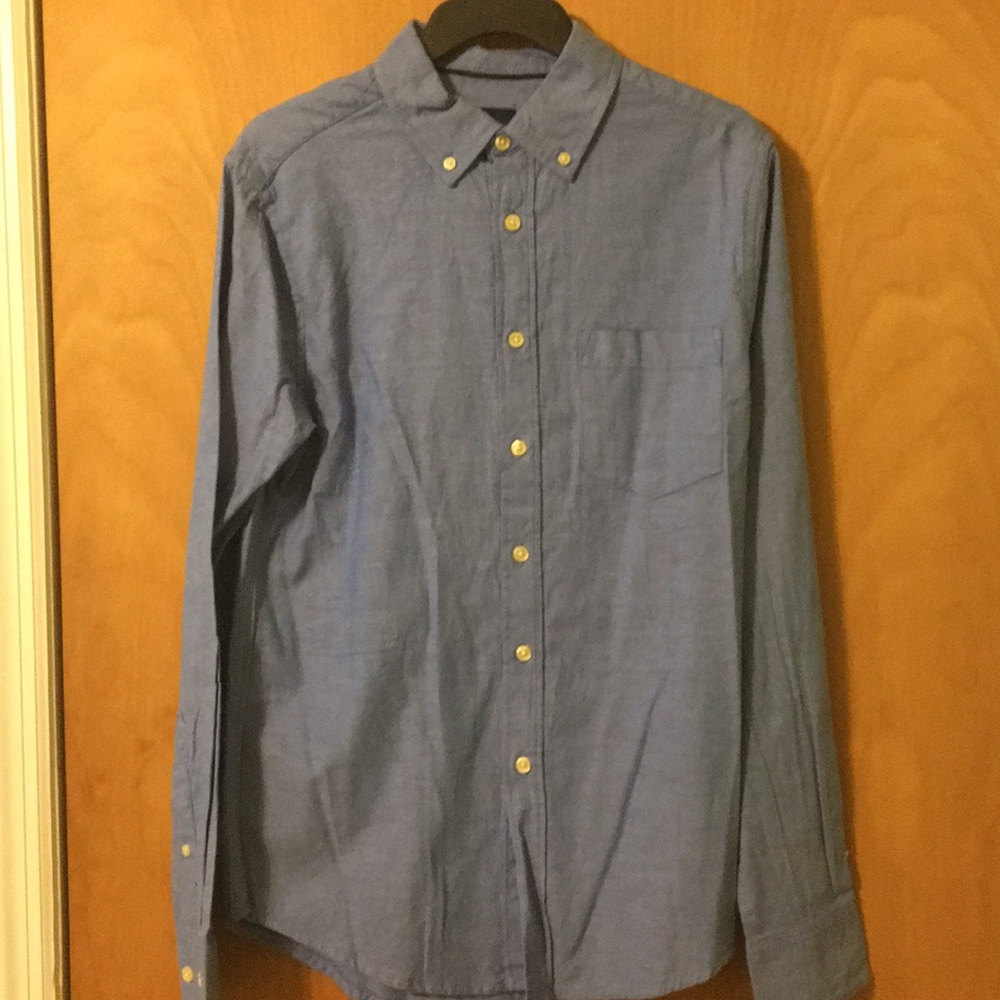 Jean button up shirt